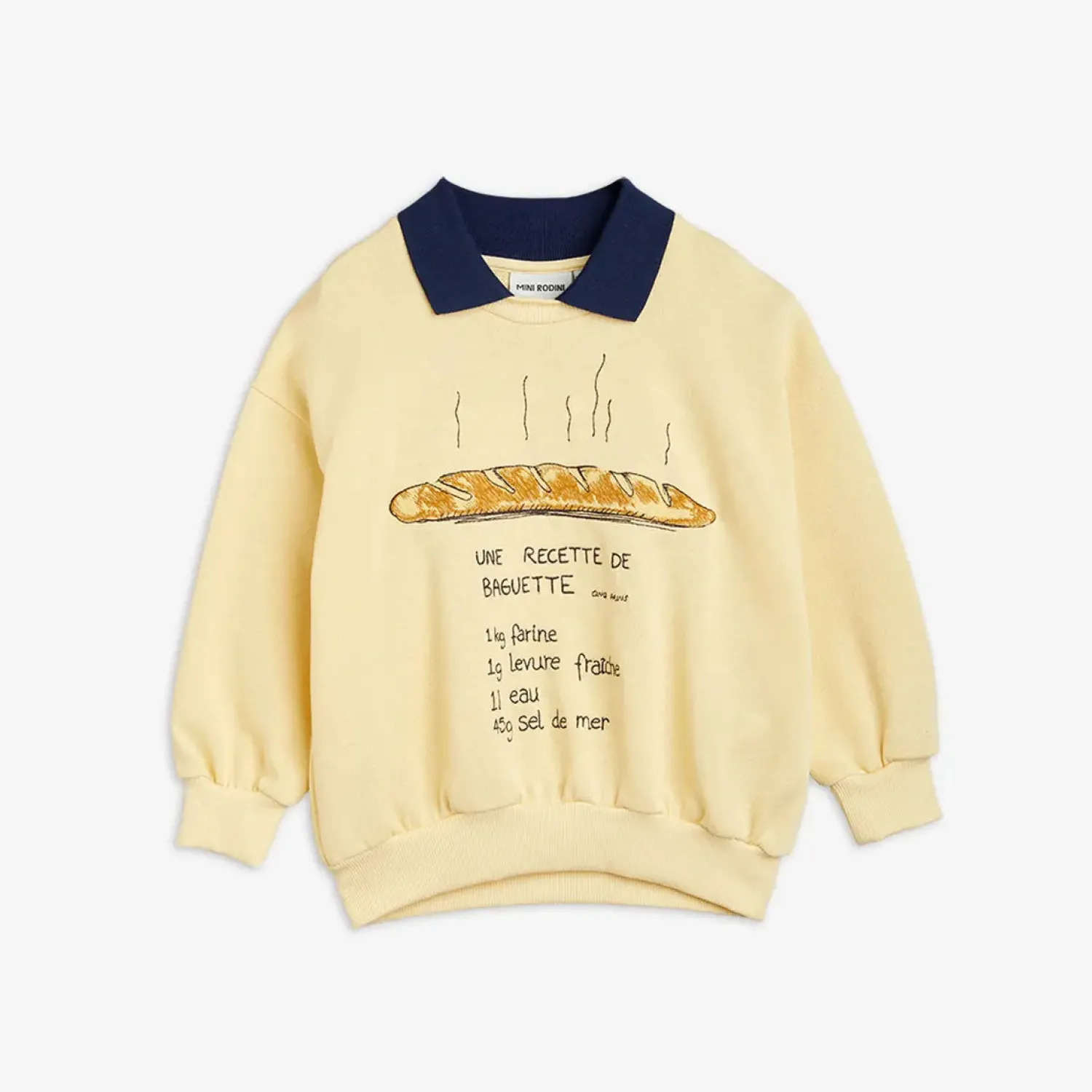 Mini Rodini Overalls & Jumpsuits> Baguette Embroidered Collar Sweatshirt