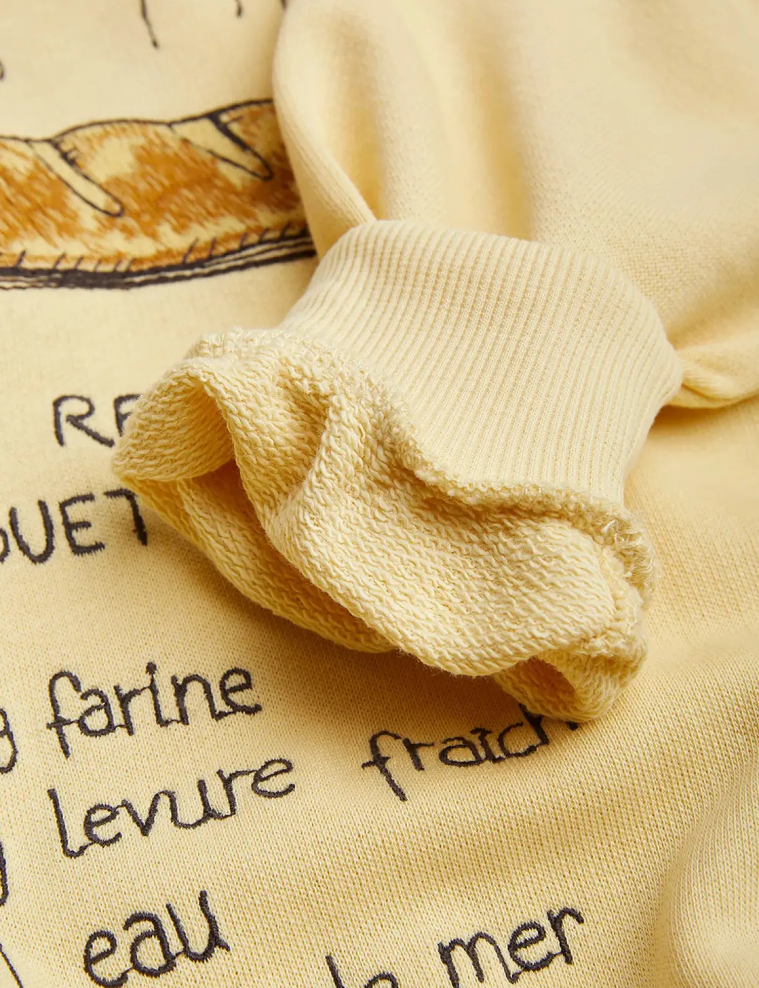 Mini Rodini Overalls & Jumpsuits> Baguette Embroidered Collar Sweatshirt