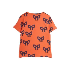 Mini Rodini T Shirts> Bow Aop Short Sleeve Tee