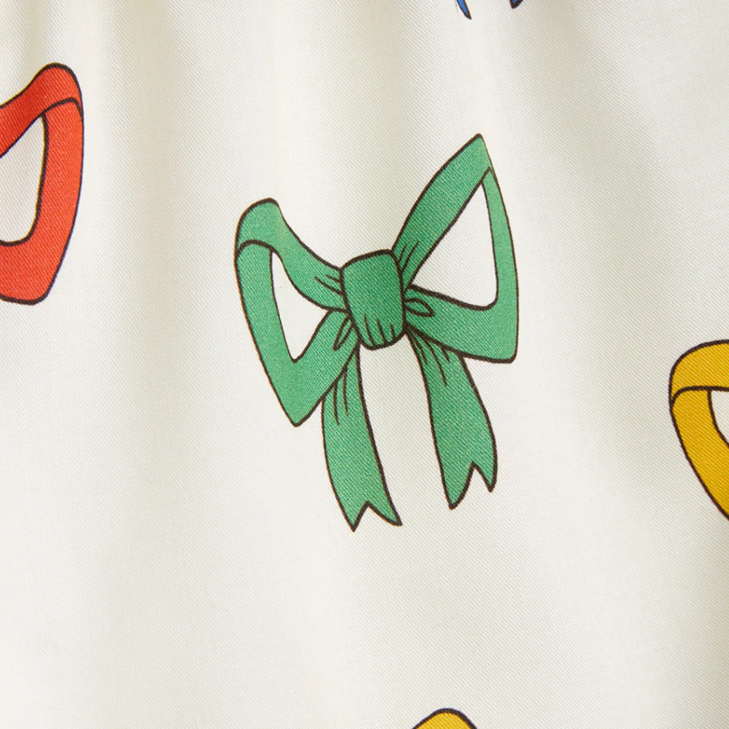 Mini Rodini Shorts> Bow Aop Woven Shirt
