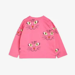 Mini Rodini Blouses> Cat Face Aop Ls Tee