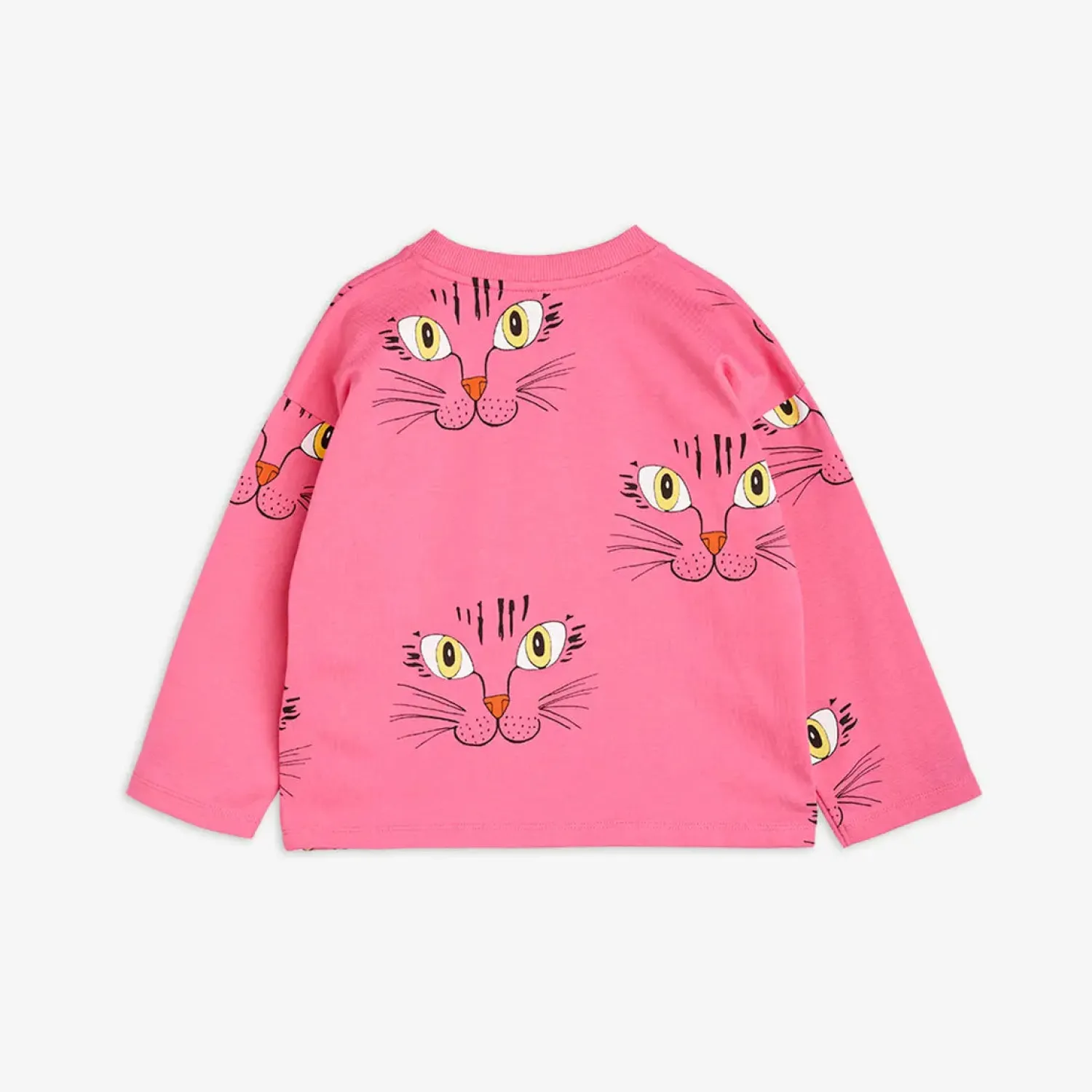 Mini Rodini Blouses> Cat Face Aop Ls Tee