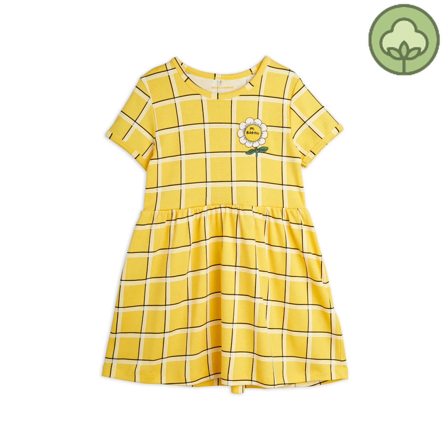 Mini Rodini Overalls & Jumpsuits> Check Short Sleeve Dress