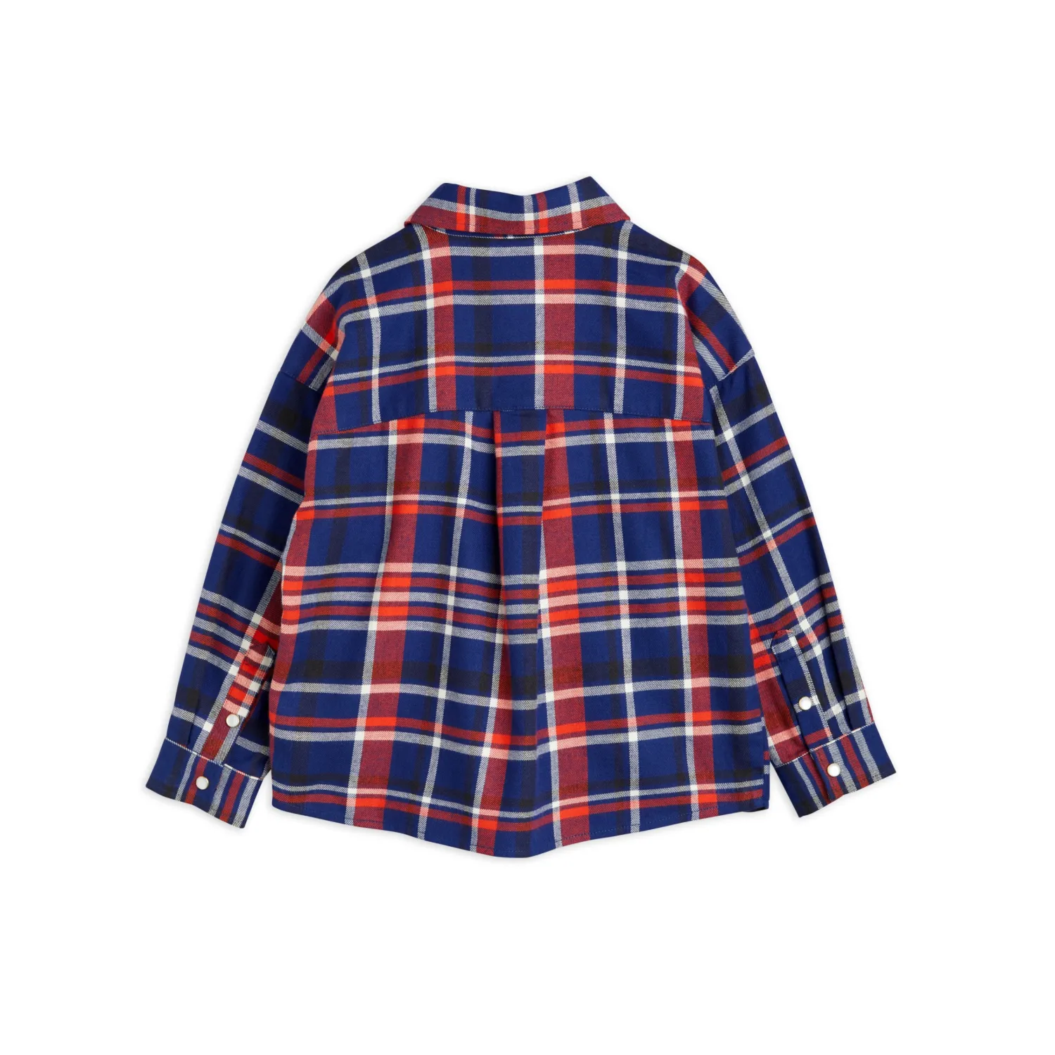 Mini Rodini Shirts> Check Woven Flannel Shirt