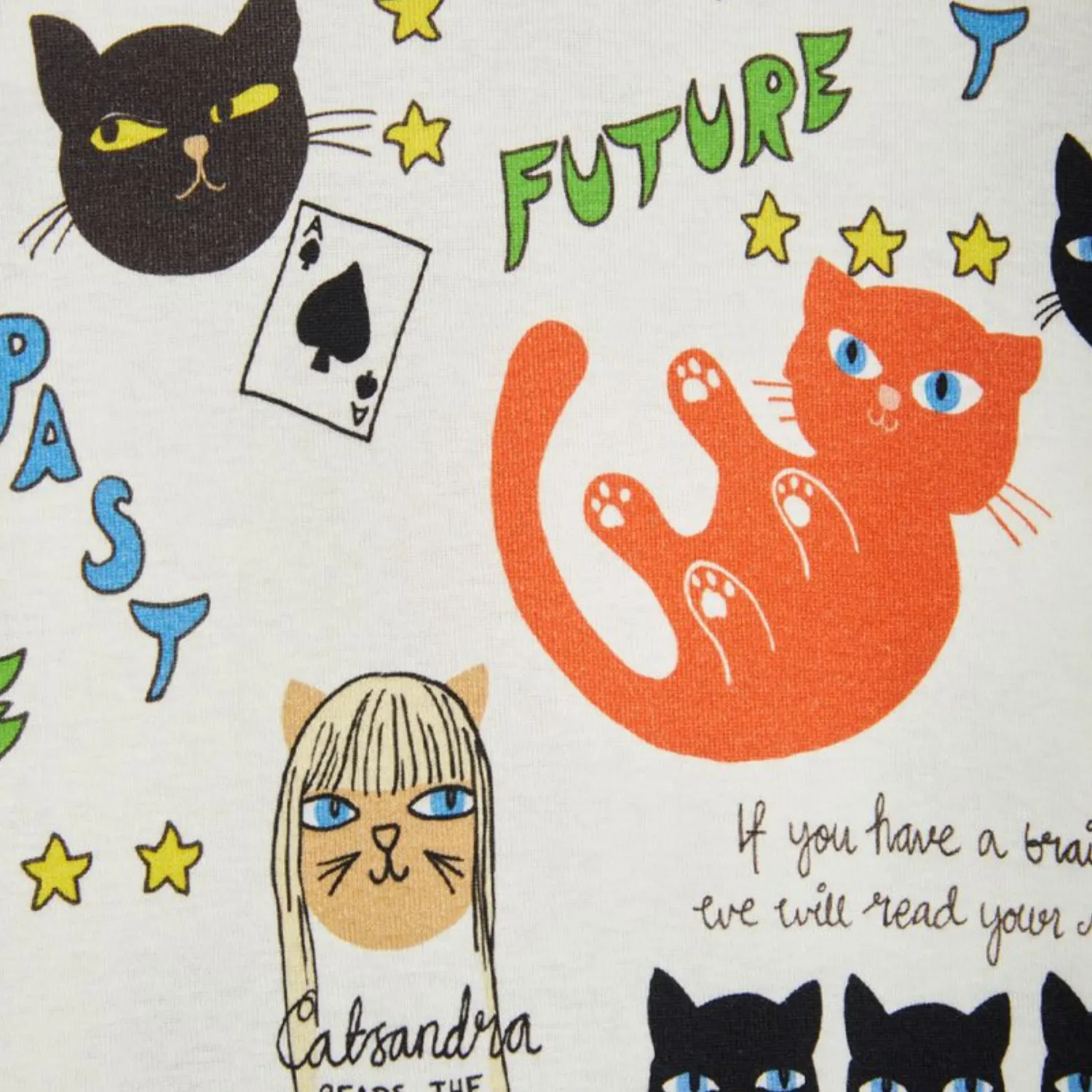 Mini Rodini Overalls & Jumpsuits> Clairvoyant Cats Dress