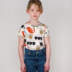 Mini Rodini Long Sleeve T Shirts> Clairvoyant Cats T-Shirt