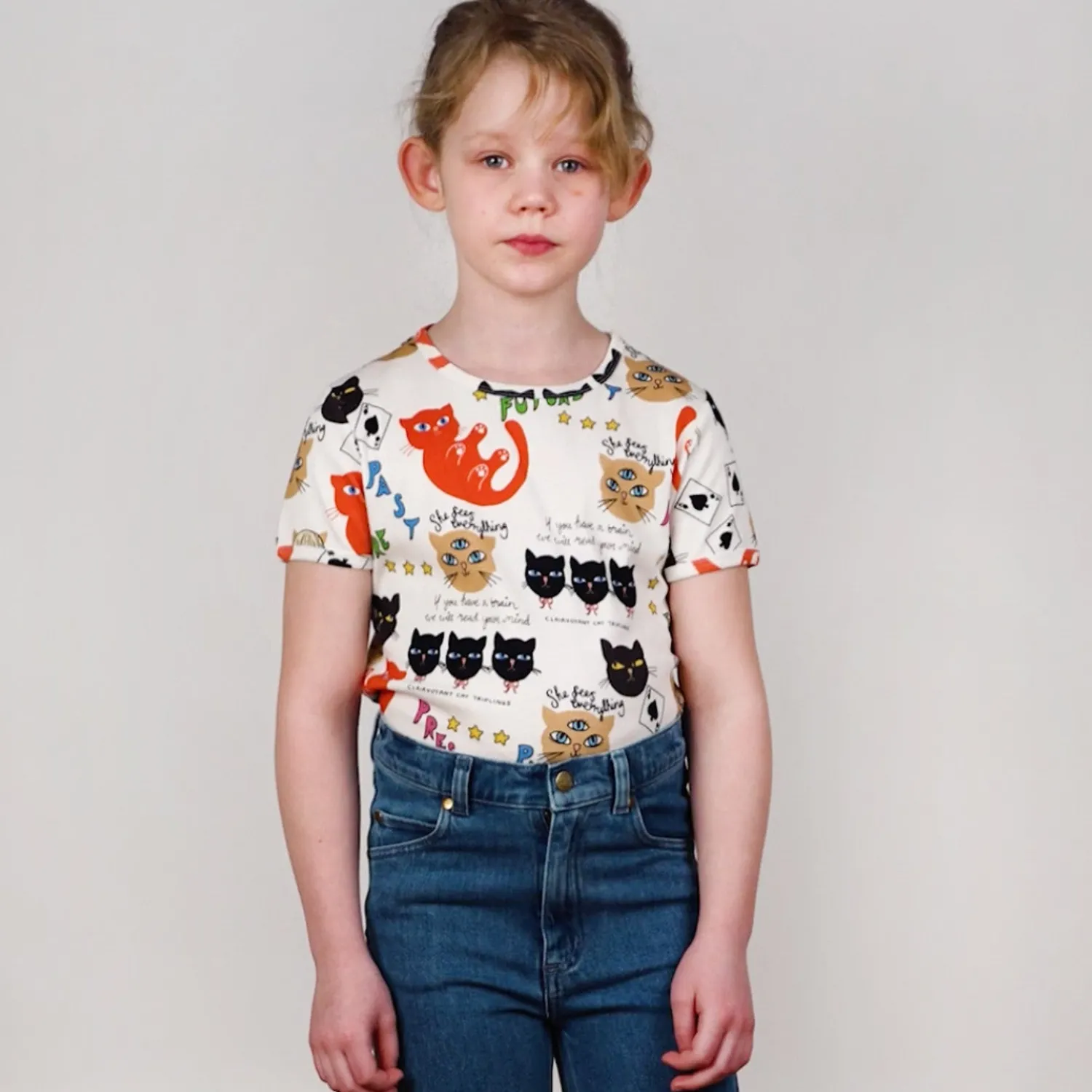Mini Rodini Long Sleeve T Shirts> Clairvoyant Cats T-Shirt