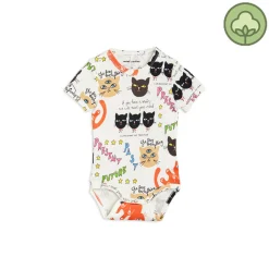 Mini Rodini Onesies> Clairvoyant Cats Body