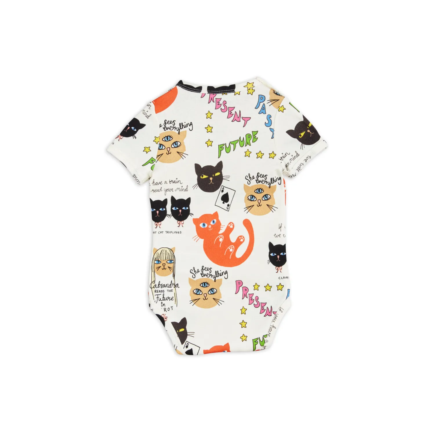 Mini Rodini Onesies> Clairvoyant Cats Body