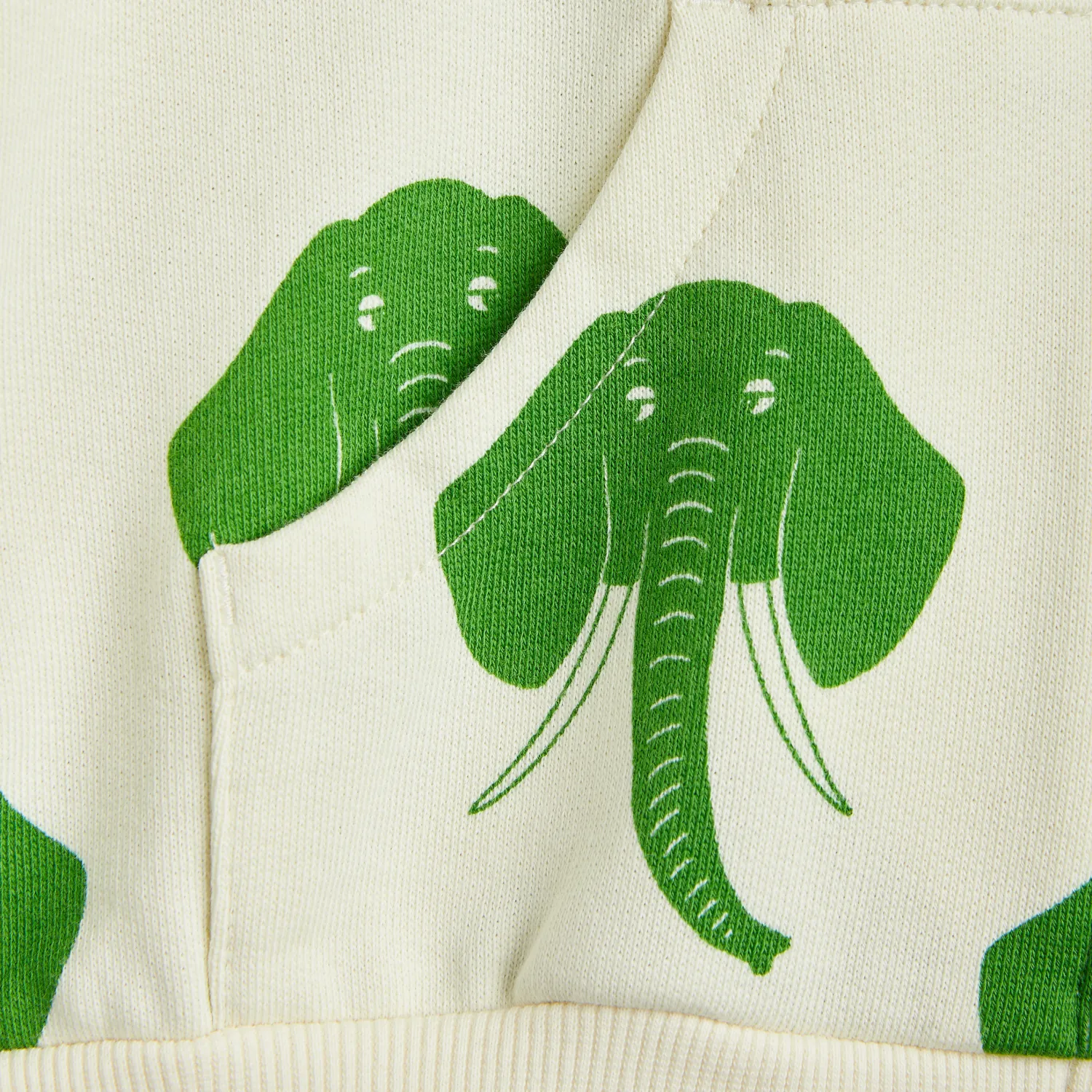 Mini Rodini Hoodies> Elephants Aop Zip Hoodie