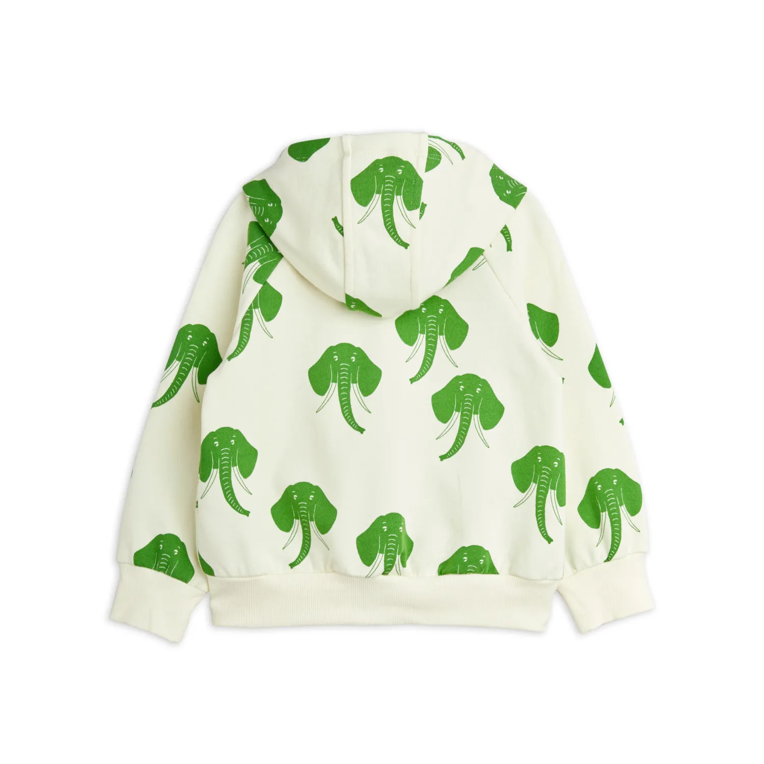 Mini Rodini Hoodies> Elephants Aop Zip Hoodie