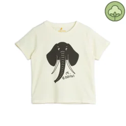 Mini Rodini T Shirts> Elephants Sp Short Sleeve T Shirt
