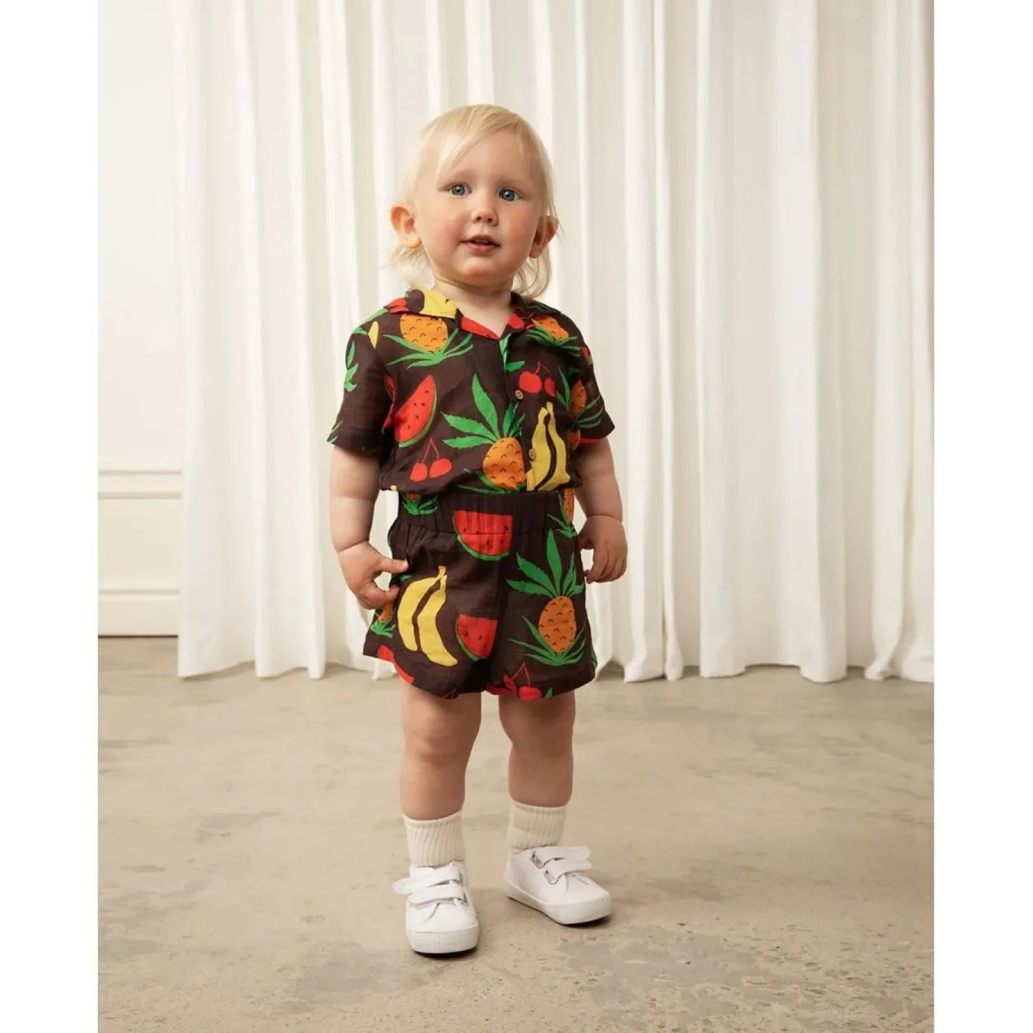 Mini Rodini Shirts> Fruits Woven Shirt