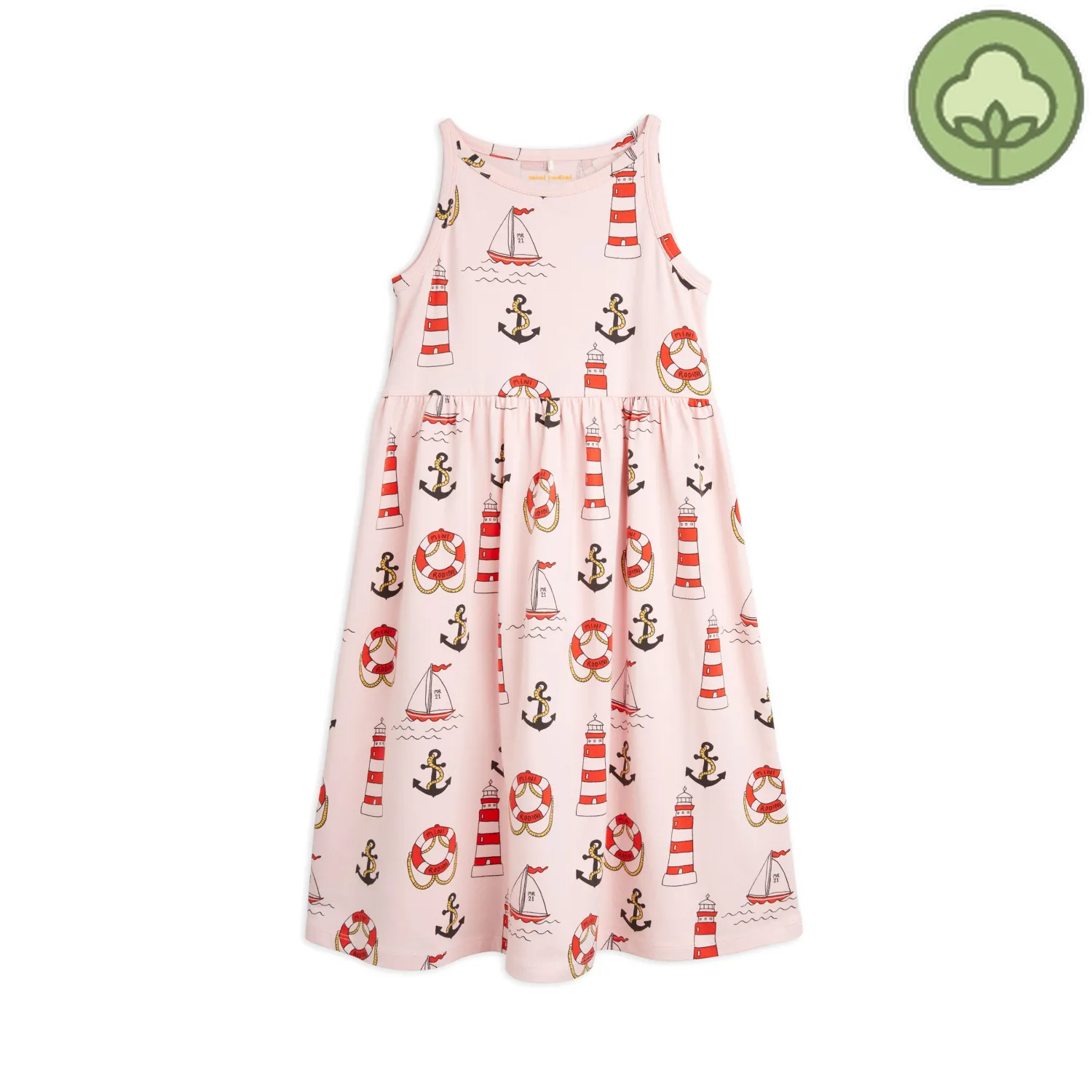 Mini Rodini Overalls & Jumpsuits> Lighthouse Aop Tank Dress