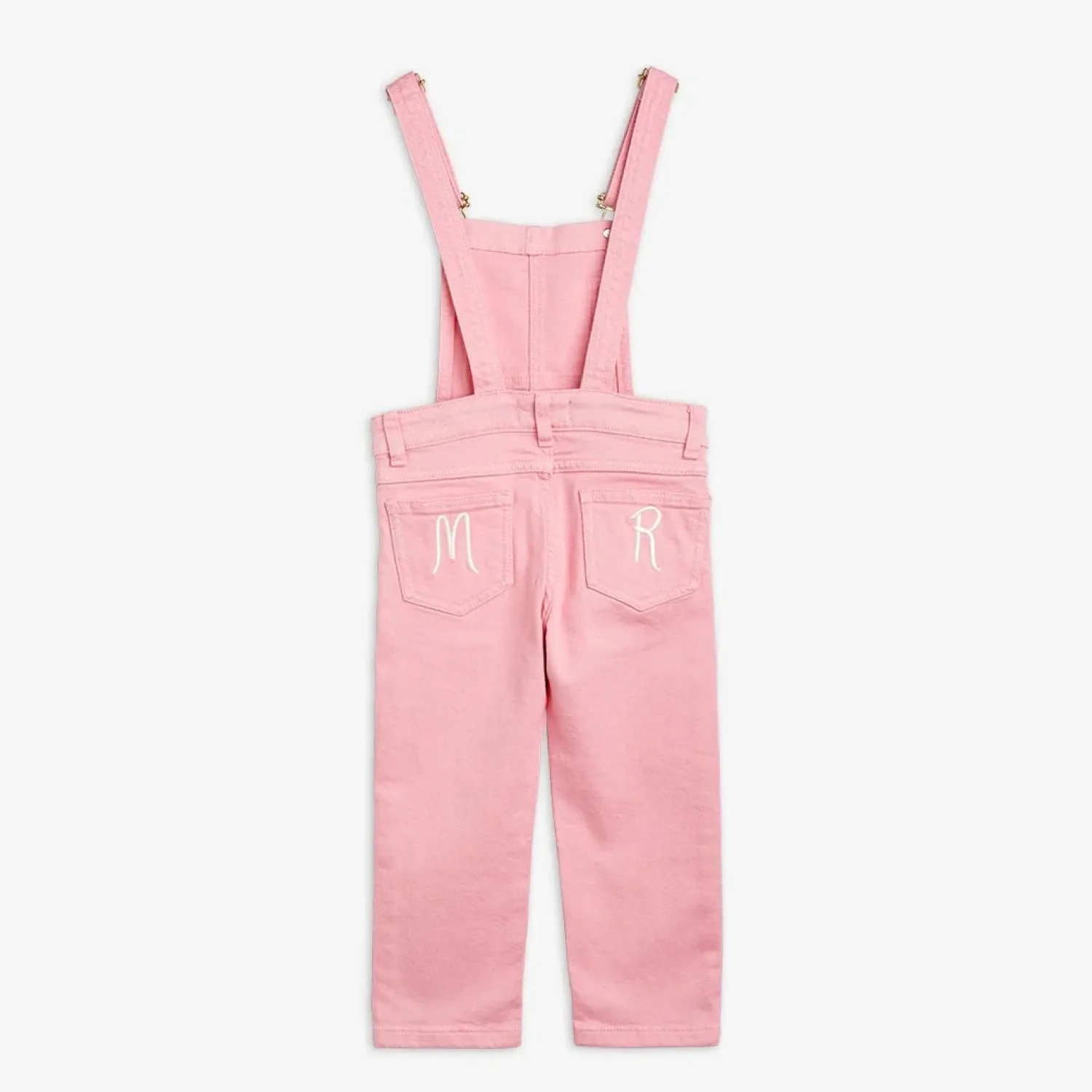 Mini Rodini Sweatshirts> Nessie Dungarees Pink Overall