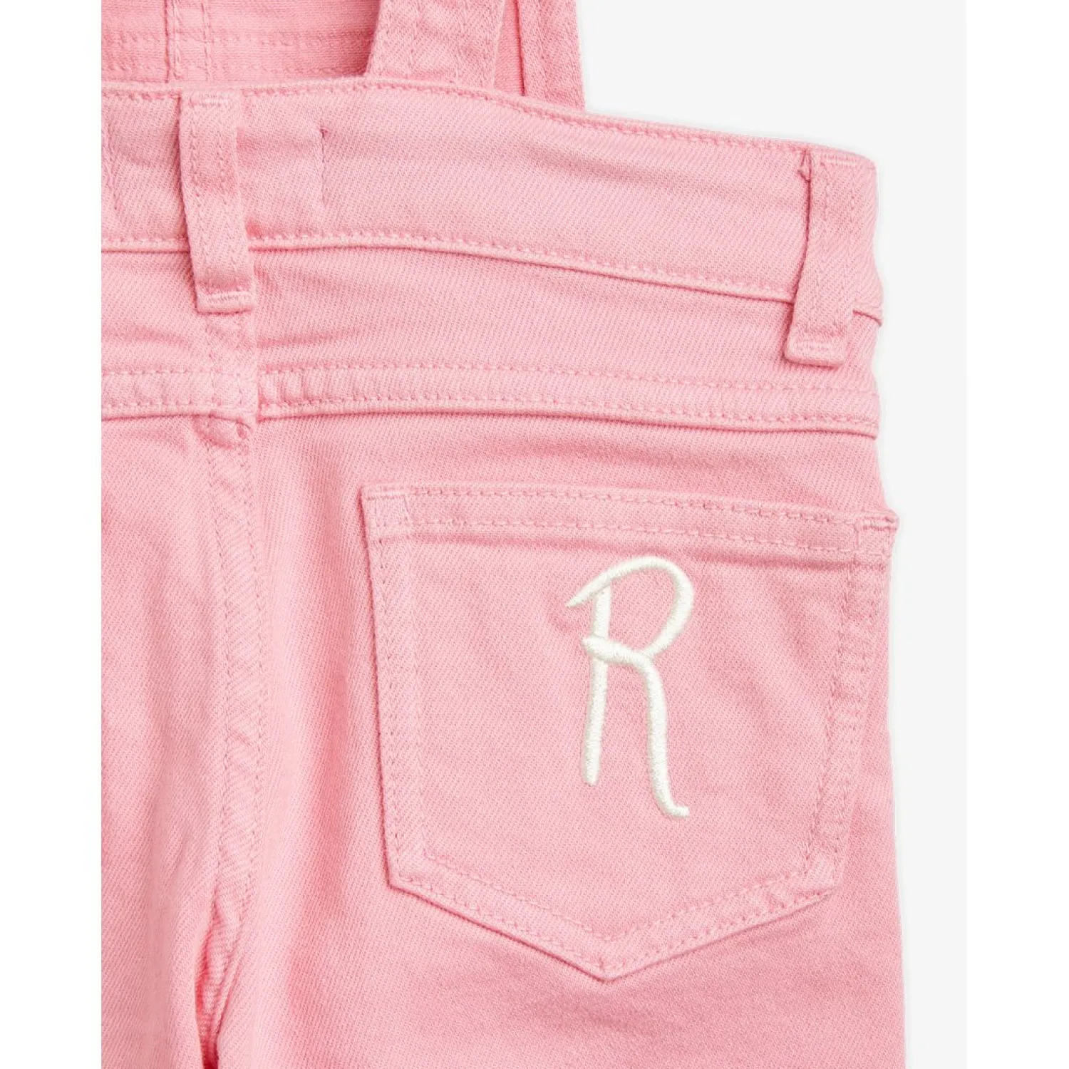Mini Rodini Sweatshirts> Nessie Dungarees Pink Overall