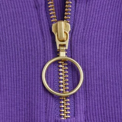 Mini Rodini Long Sleeve T Shirts> Rib Long Sleeve Zip Tee