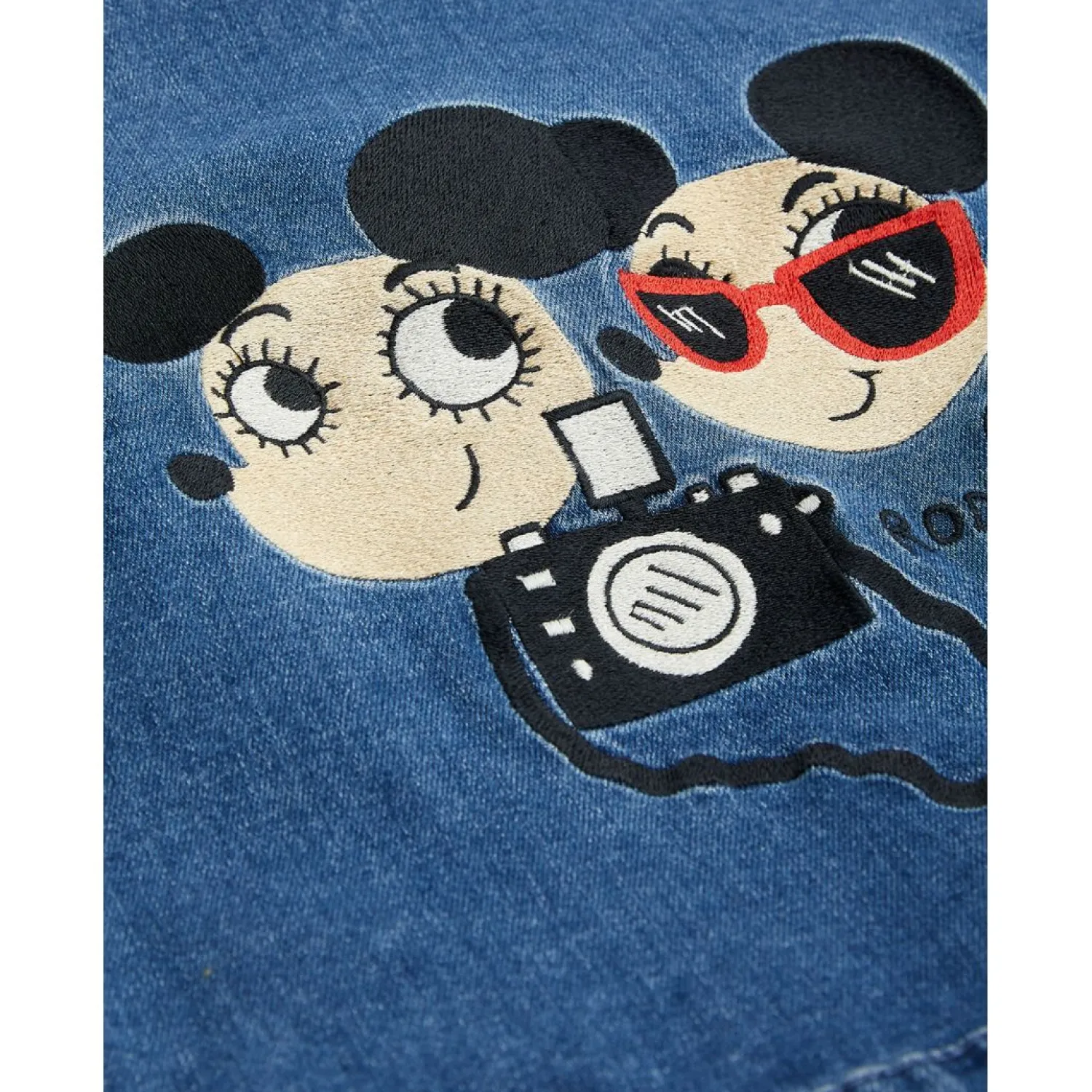 Mini Rodini Jackets> Ritzratz Embroidered Denim Jacket