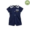 Mini Rodini Face Masks> Sailor Woven Jumpsuit