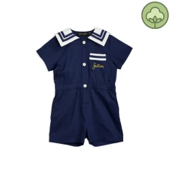 Mini Rodini Face Masks> Sailor Woven Jumpsuit