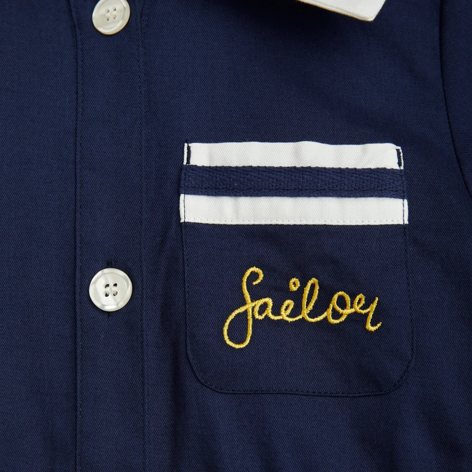 Mini Rodini Face Masks> Sailor Woven Jumpsuit