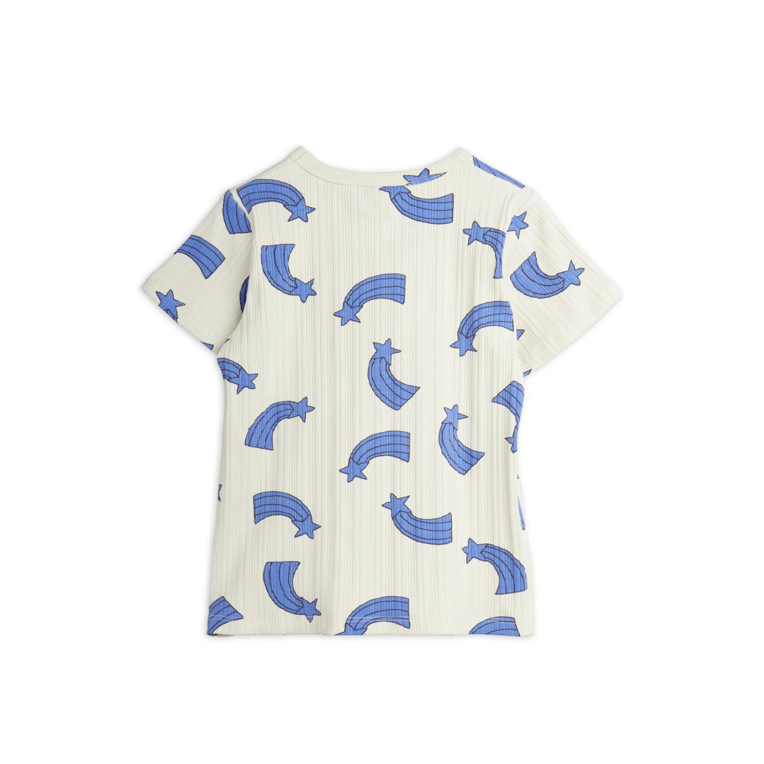 Mini Rodini Long Sleeve T Shirts> Shooting Star Ribbed T-Shirt