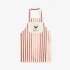 Mini Rodini Face Masks> Stripe Panda Chef Woven Apron