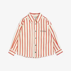 Mini Rodini Shirts> Stripe Twill Shirt
