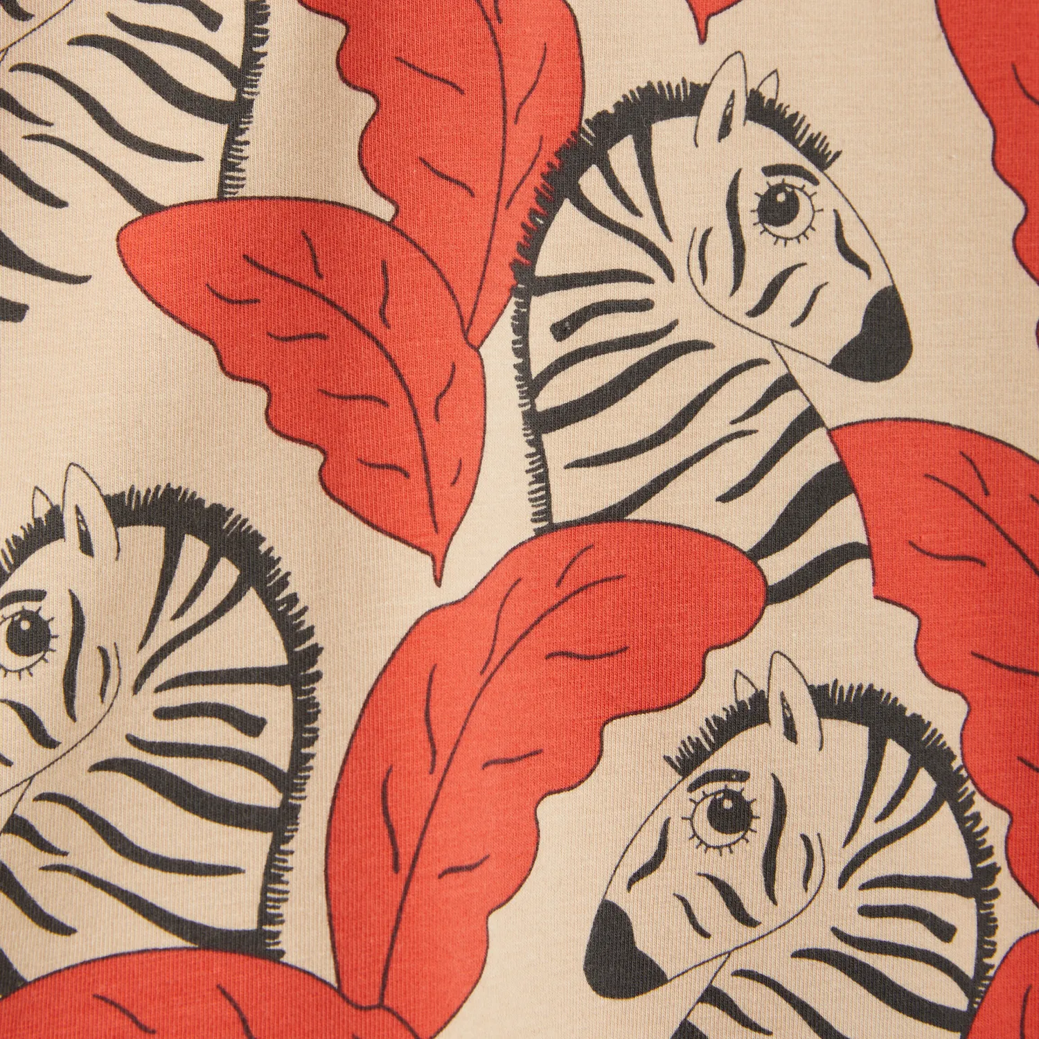 Mini Rodini T Shirts> Zebras Short Sleeve T Shirt