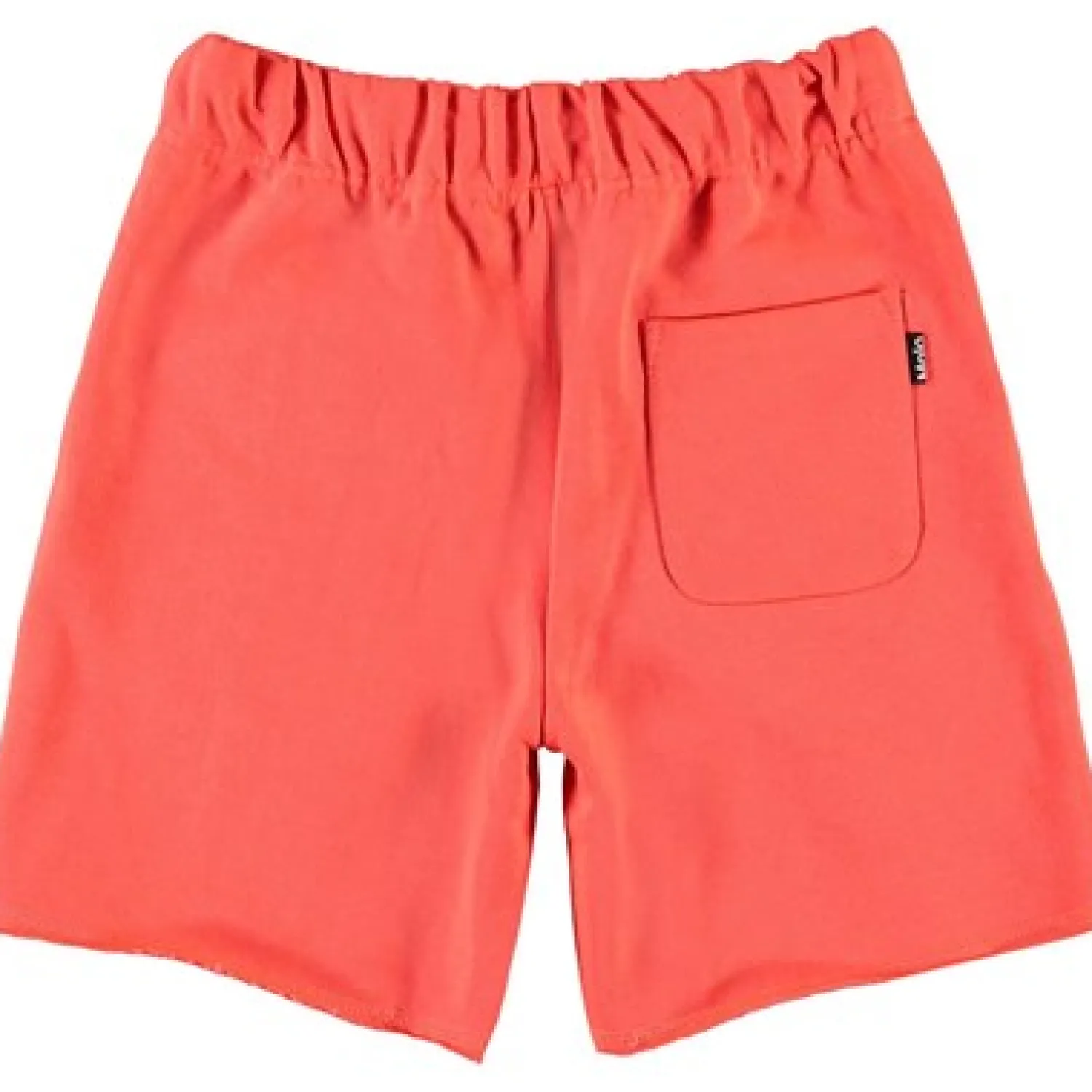 Molo Kids Shorts> Adian Neon Coral Cotton Shorts