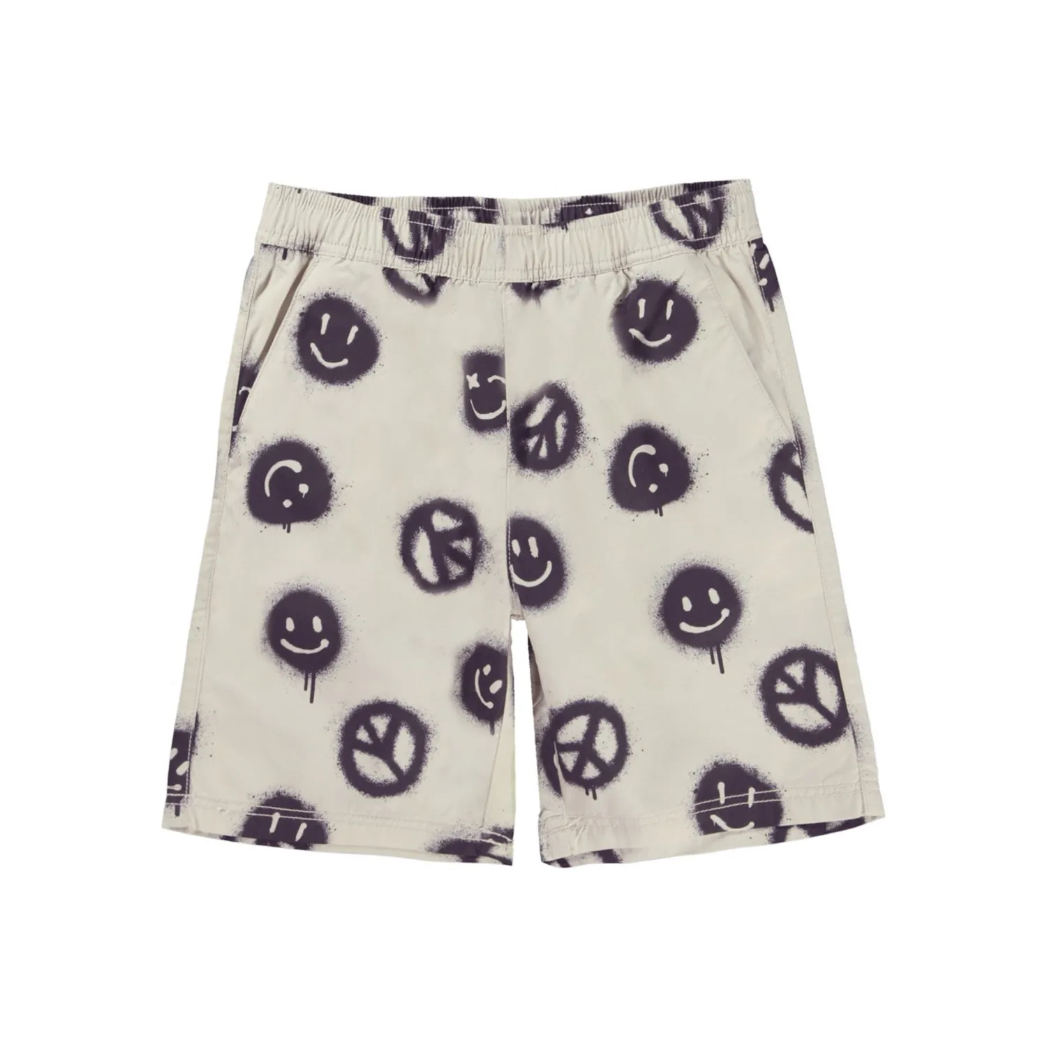 Molo Kids Shorts> Avart Peace Smile Shorts