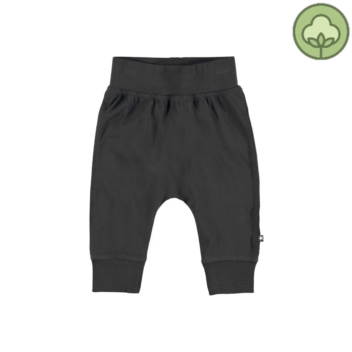 Molo Kids Pants> Baby Black Sammy Pant