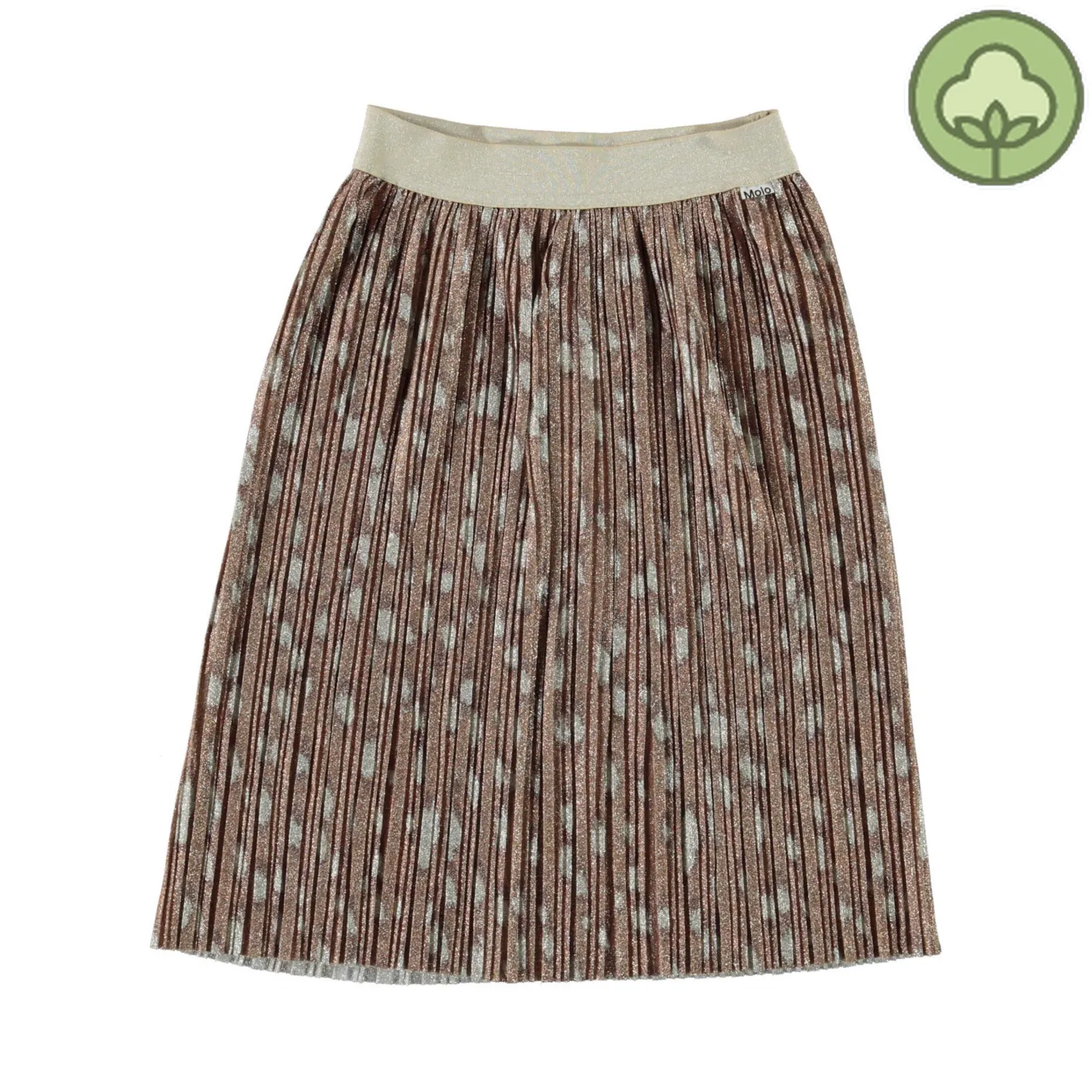 Molo Kids Dresses> Bailini Graphic Deer Glitter Skirt