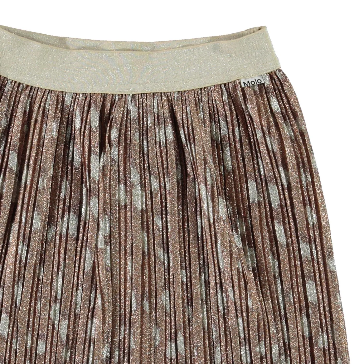 Molo Kids Dresses> Bailini Graphic Deer Glitter Skirt