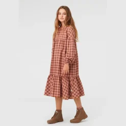 Molo Kids Overalls & Jumpsuits> Cecily Autumn Check Dress