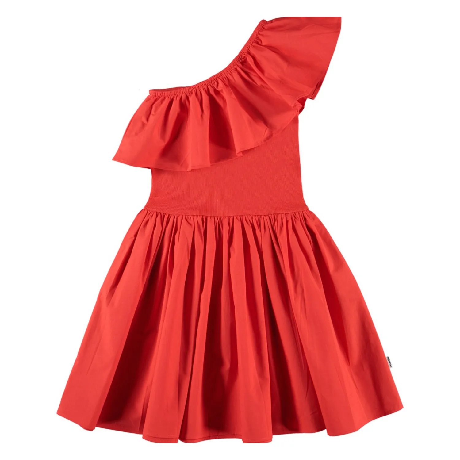 Molo Kids Overalls & Jumpsuits> Chloey Red 'One-Shoulder' Dress