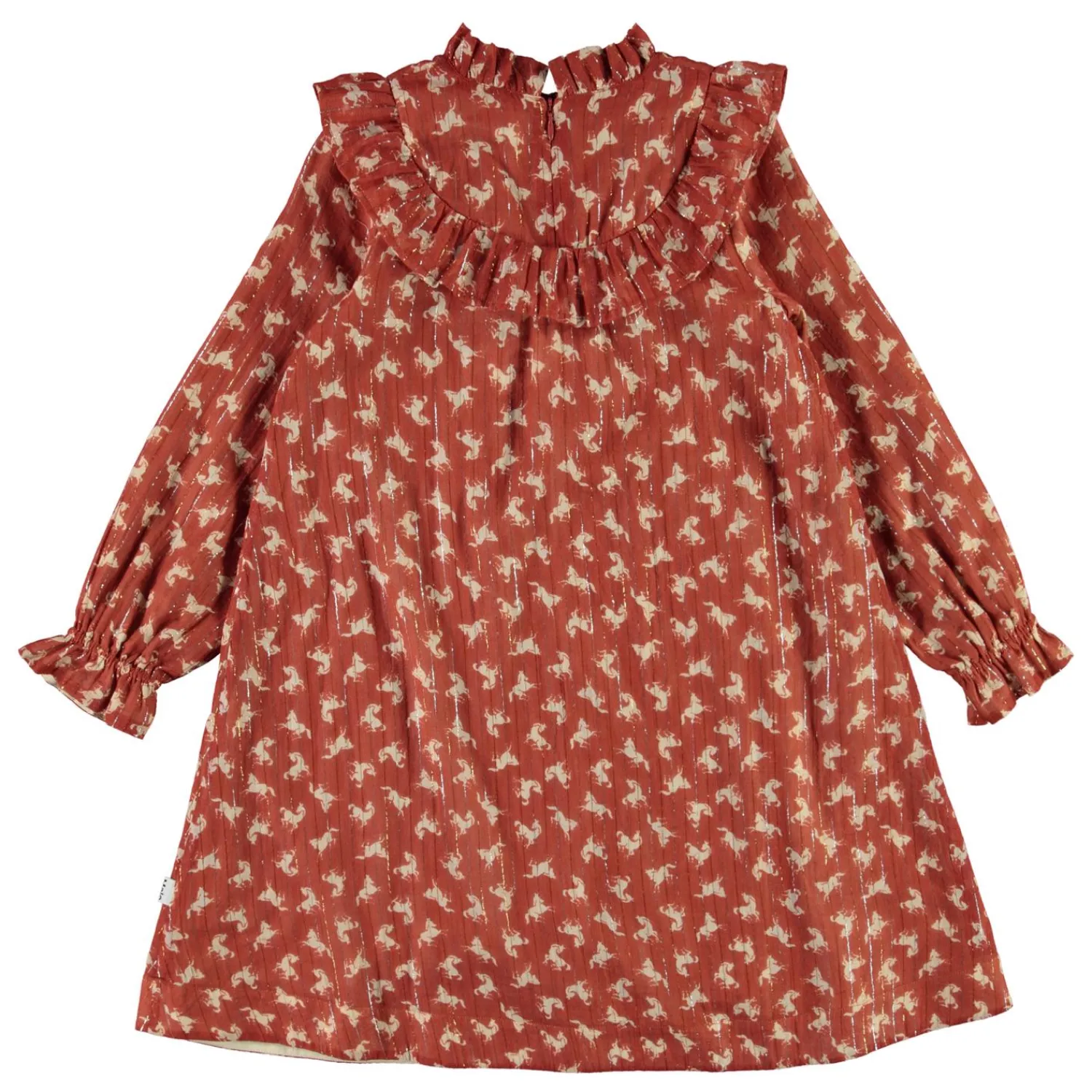 Molo Kids Overalls & Jumpsuits> Clair Mini Horse Woven Dress