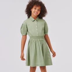 Molo Kids Overalls & Jumpsuits> Claudette Vintage Green Dress