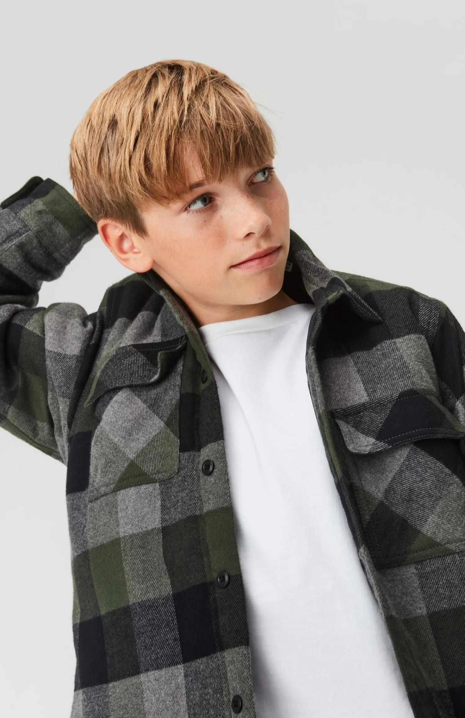 Molo Kids Jackets> Hayes Plaid Jacket