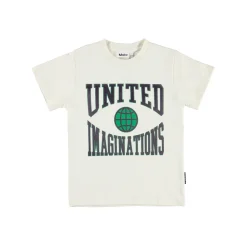 Molo Kids T Shirts> Ivory Roxo T Shirt