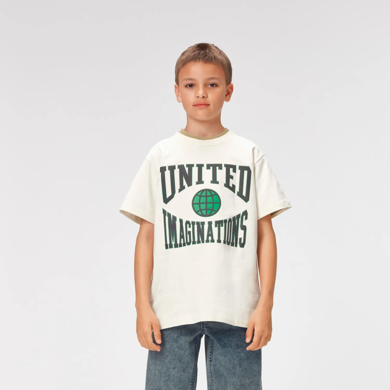 Molo Kids T Shirts> Ivory Roxo T Shirt