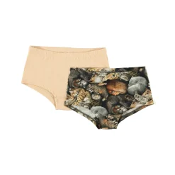 Molo Kids Face Masks> Jemma 2 Pack Panties Bramble Dust/Fluffy Sleep