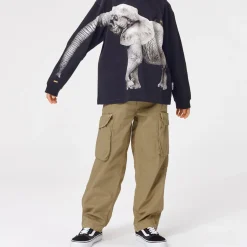 Molo Kids Pants> Khaki Green Argo Pants