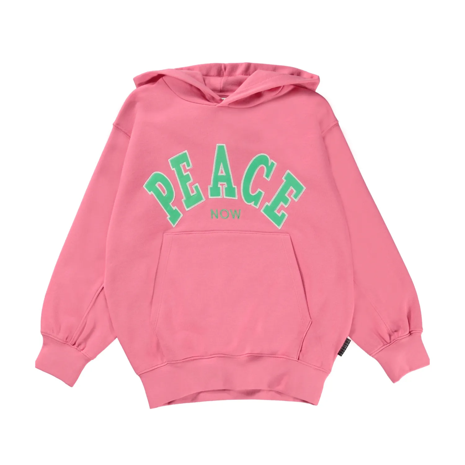 Molo Kids Hoodies> Maxx Bubblegum Pink Unisex Hoodie