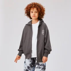 Molo Kids Hoodies> Mazz Grey Hoodie