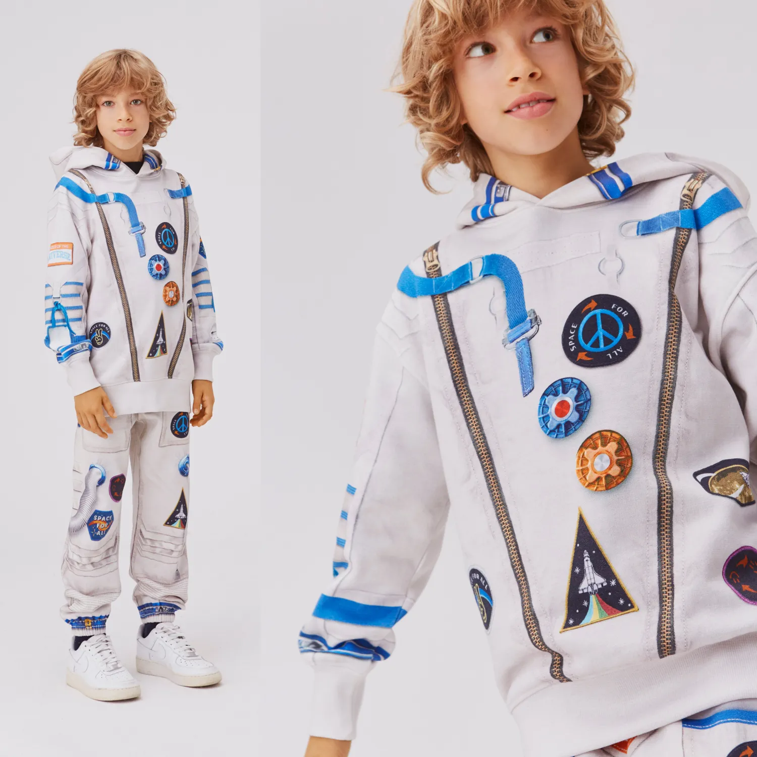 Molo Kids Hoodies> Moz Astronaut Hoodie