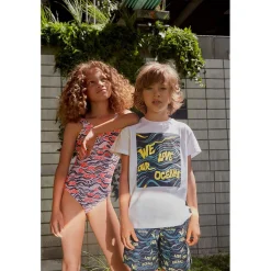 Molo Kids Beach> Nario We Love Our Ocean Swim Shorts
