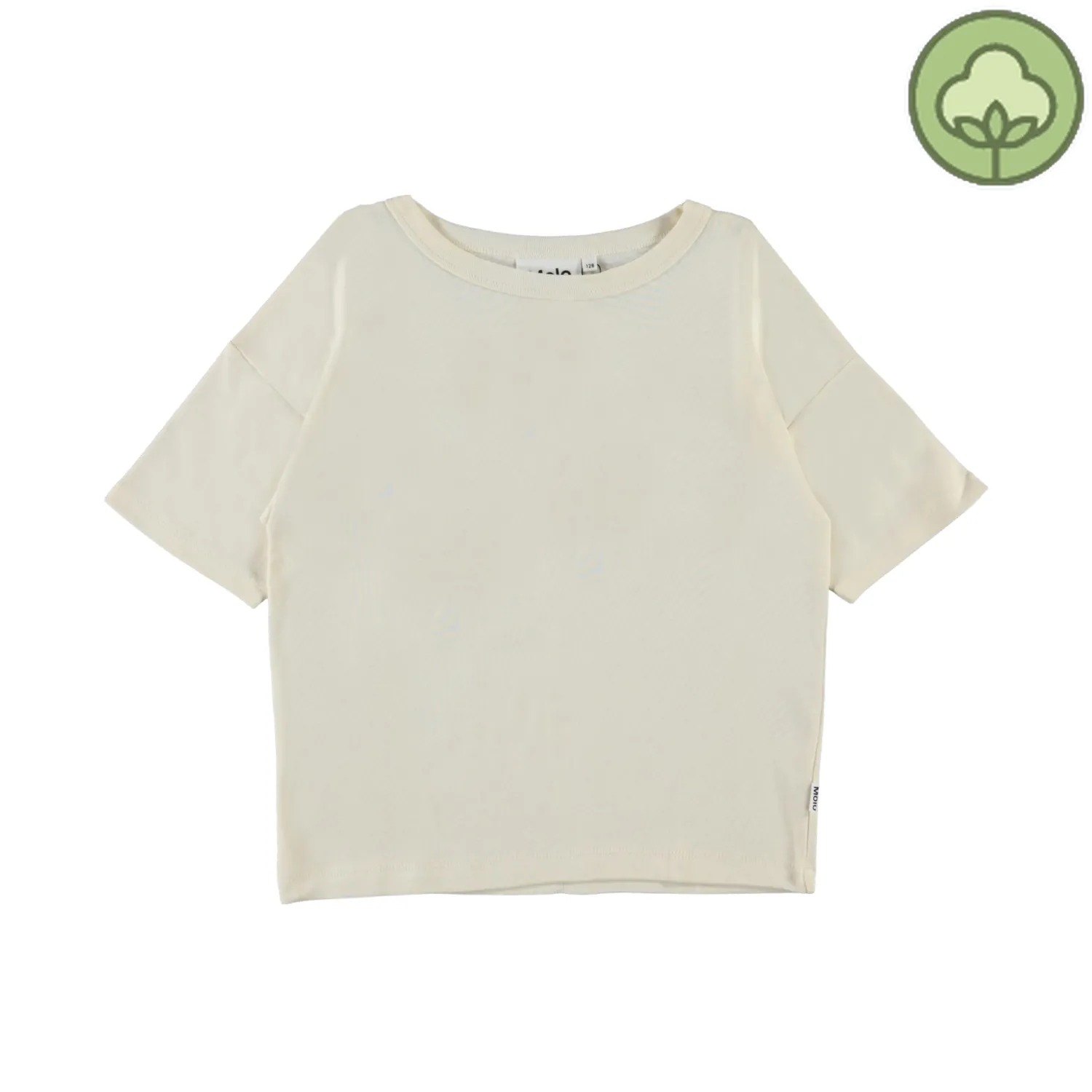 Molo Kids Long Sleeve T Shirts> Rabecke Pearled Ivory T Shirt