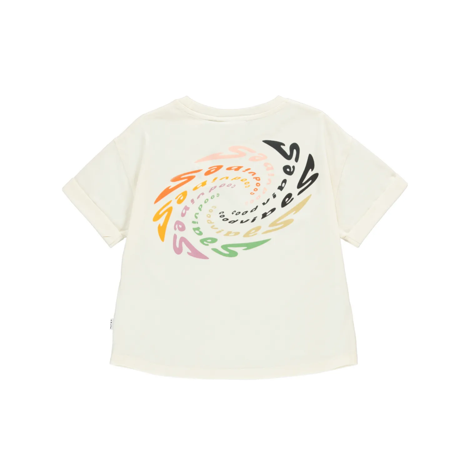 Molo Kids Long Sleeve T Shirts> Rachelle Pearled Ivory Organic T Shirt