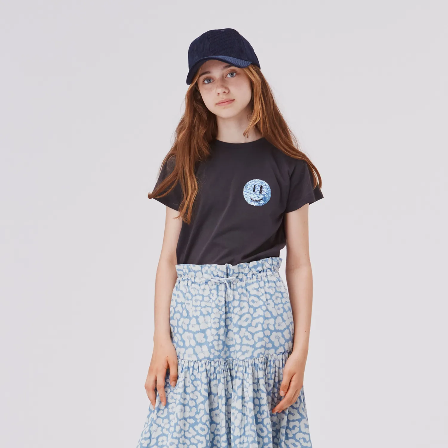 Molo Kids Long Sleeve T Shirts> Ranva Blue Smile T Shirt